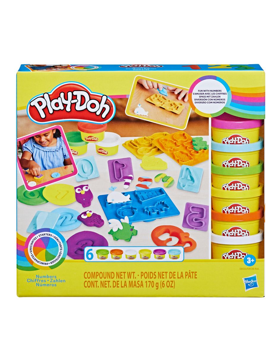 Set números fundamentales Play Doh
