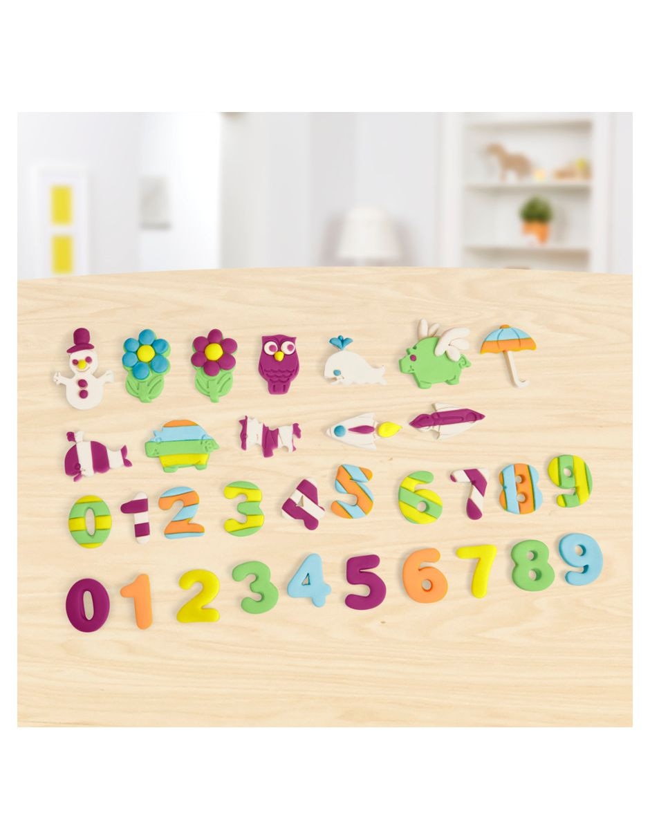 Set números fundamentales Play Doh