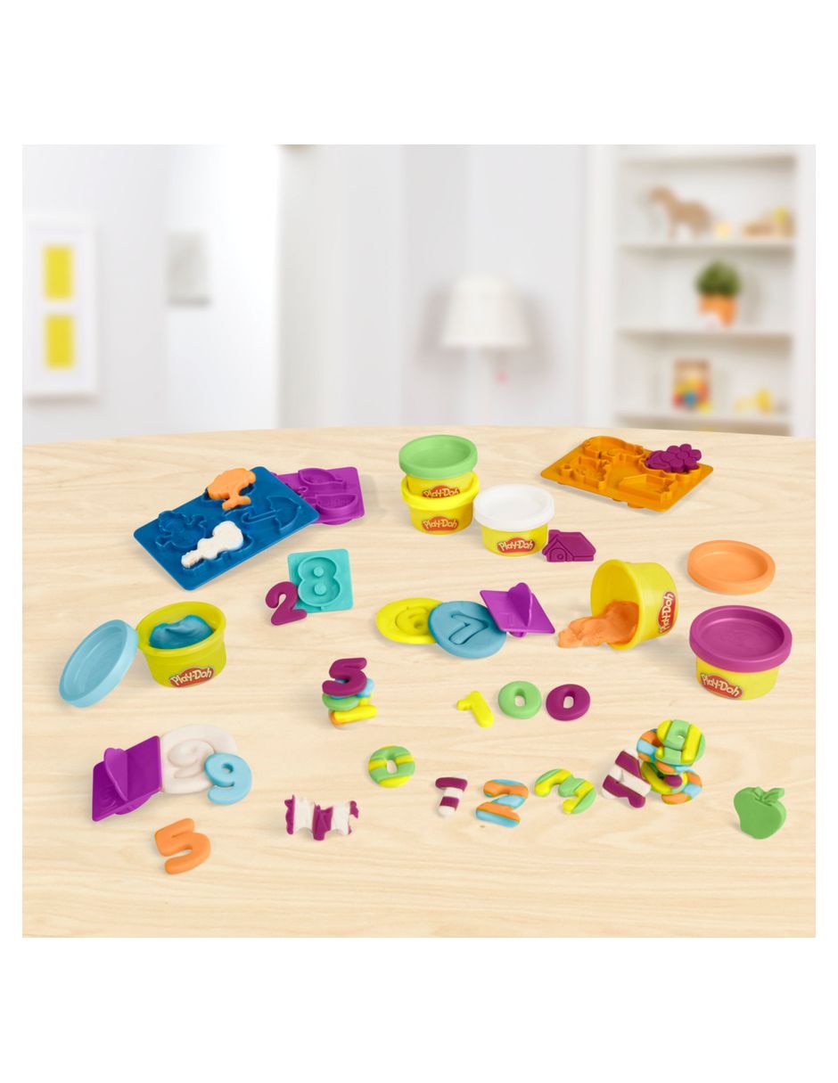 Set números fundamentales Play Doh