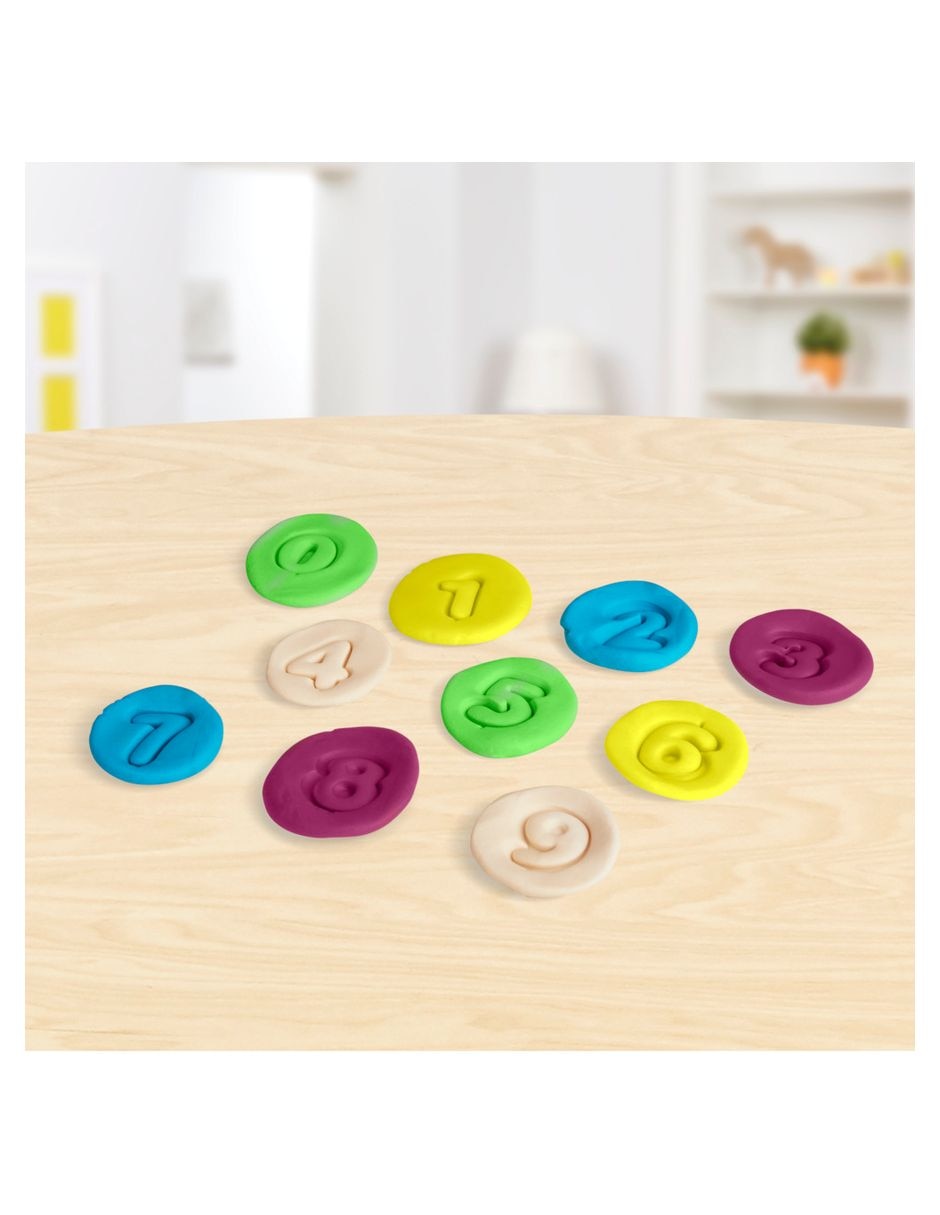 Set números fundamentales Play Doh