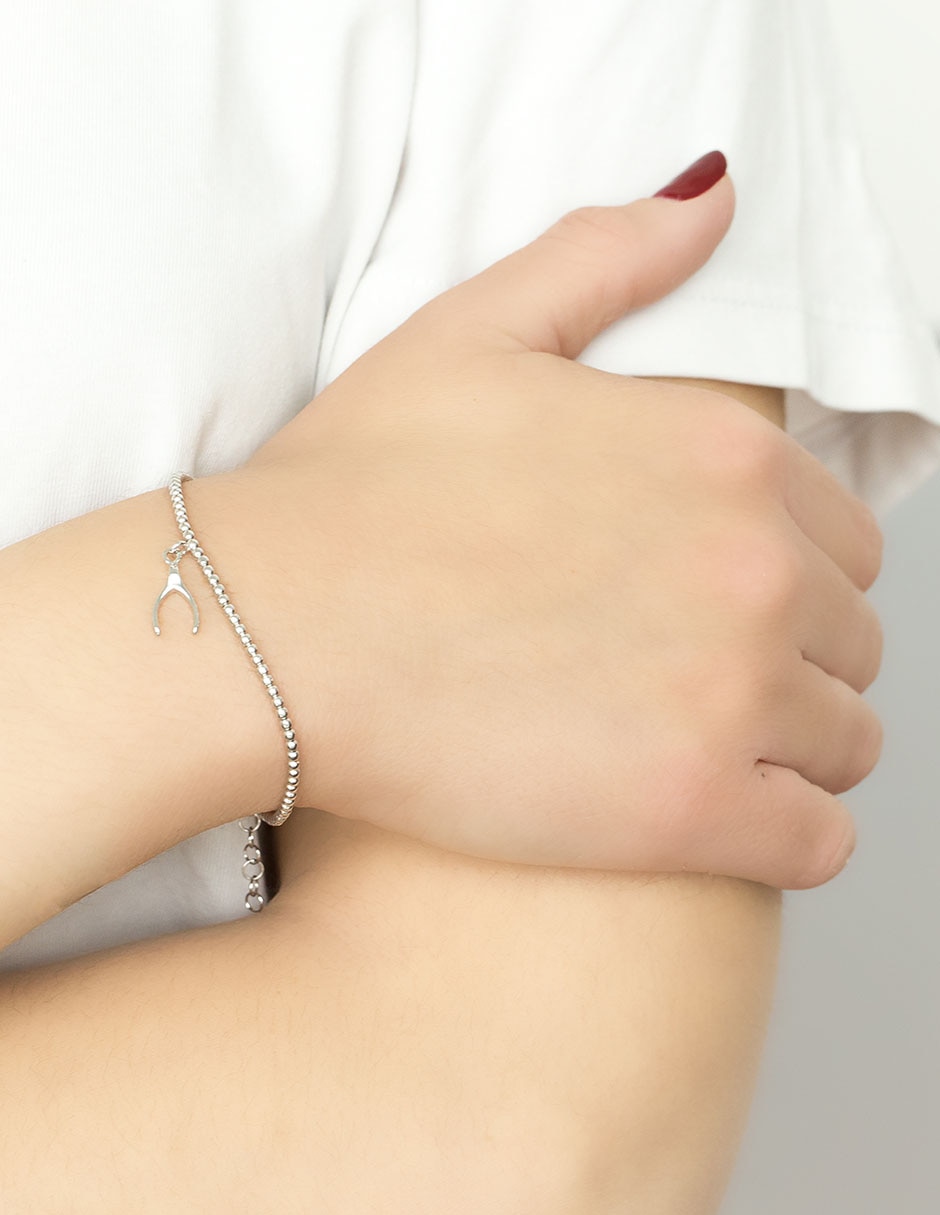 Pulsera de plata p 925 con acabado pulido