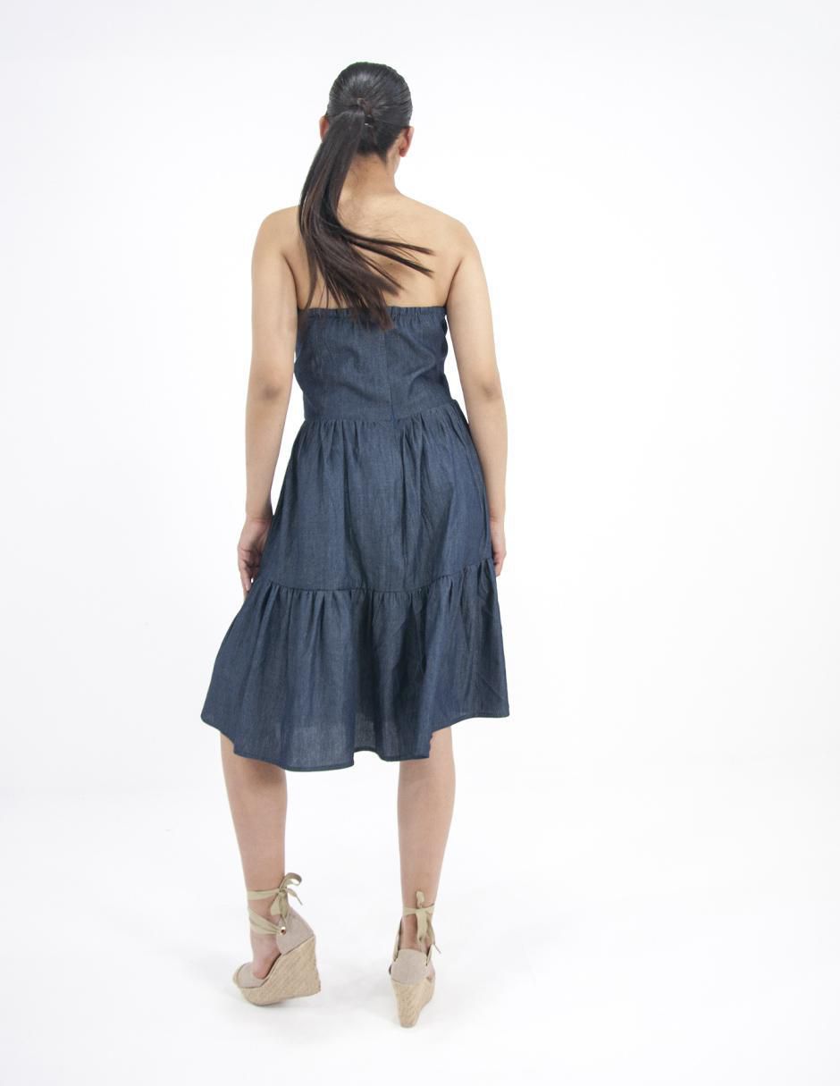 Vestido 3/4 casual w60 para mujer 8