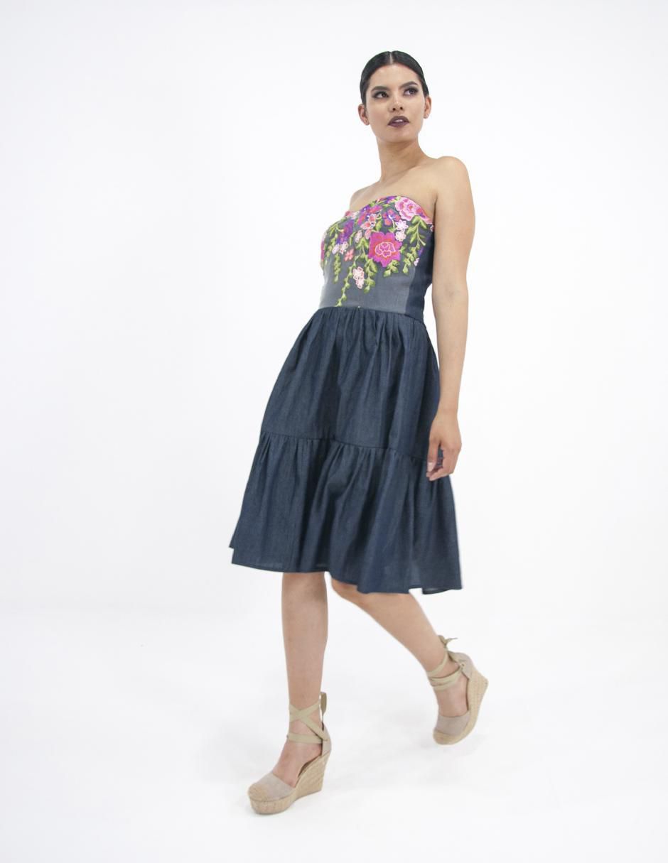 Vestido 3/4 casual w60 para mujer 5