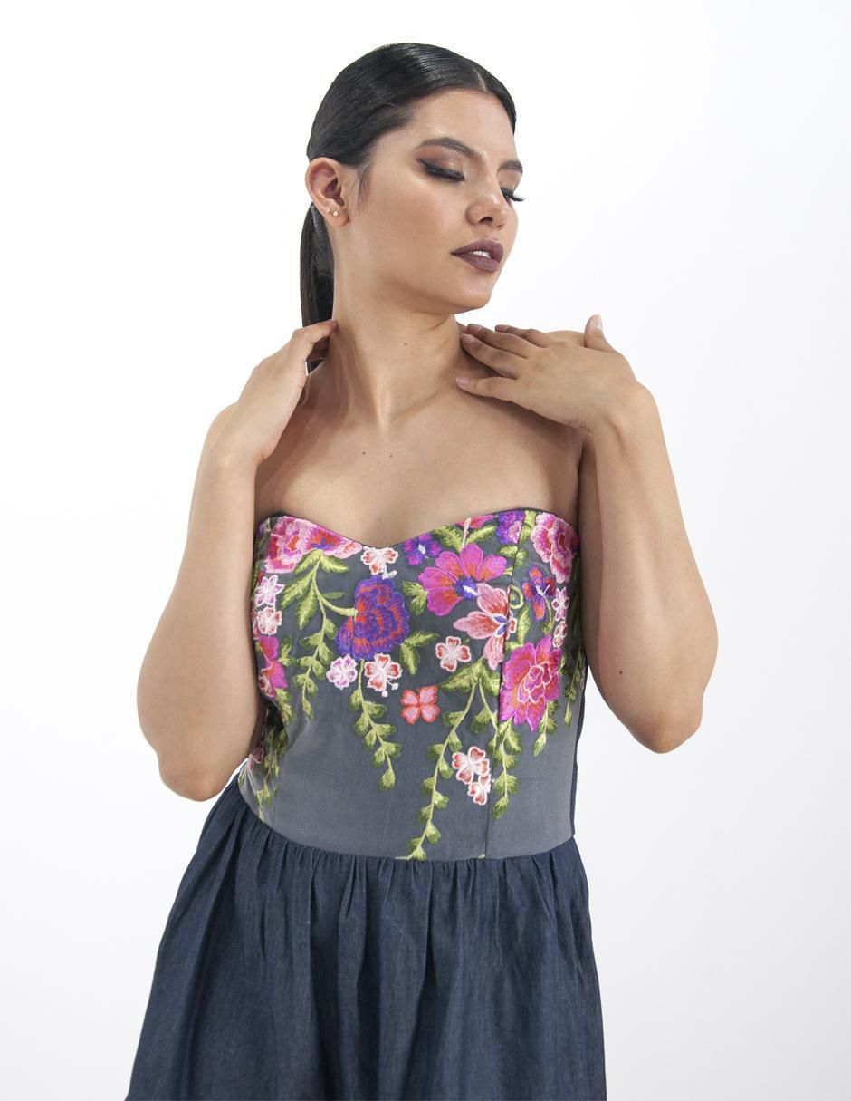 Vestido 3/4 casual w60 para mujer