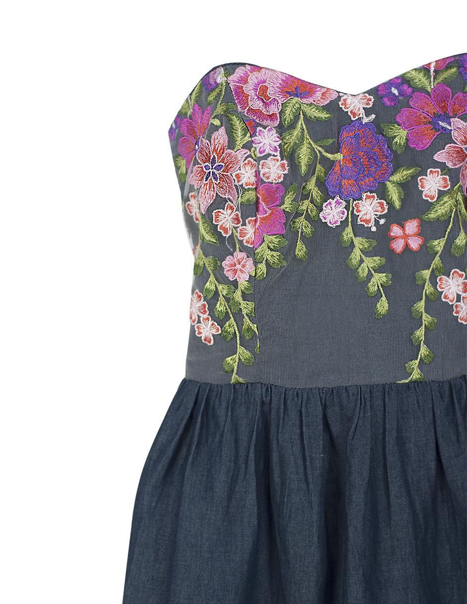 Vestido 3/4 casual w60 para mujer 9