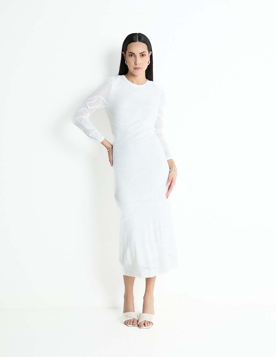 Vestido midi formal para mujer 6
