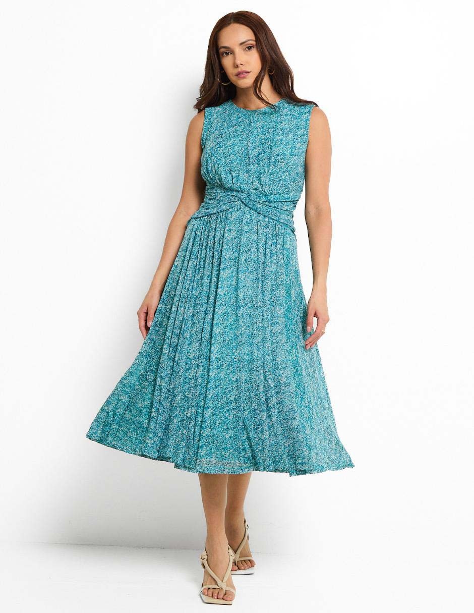 Vestido midi casual para mujer
