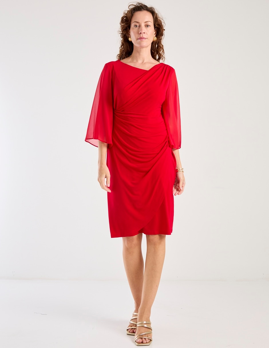 Vestido a la rodilla formal para mujer 1