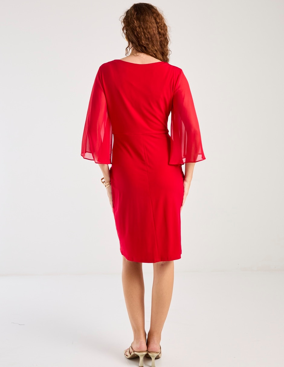 Vestido a la rodilla formal para mujer 5