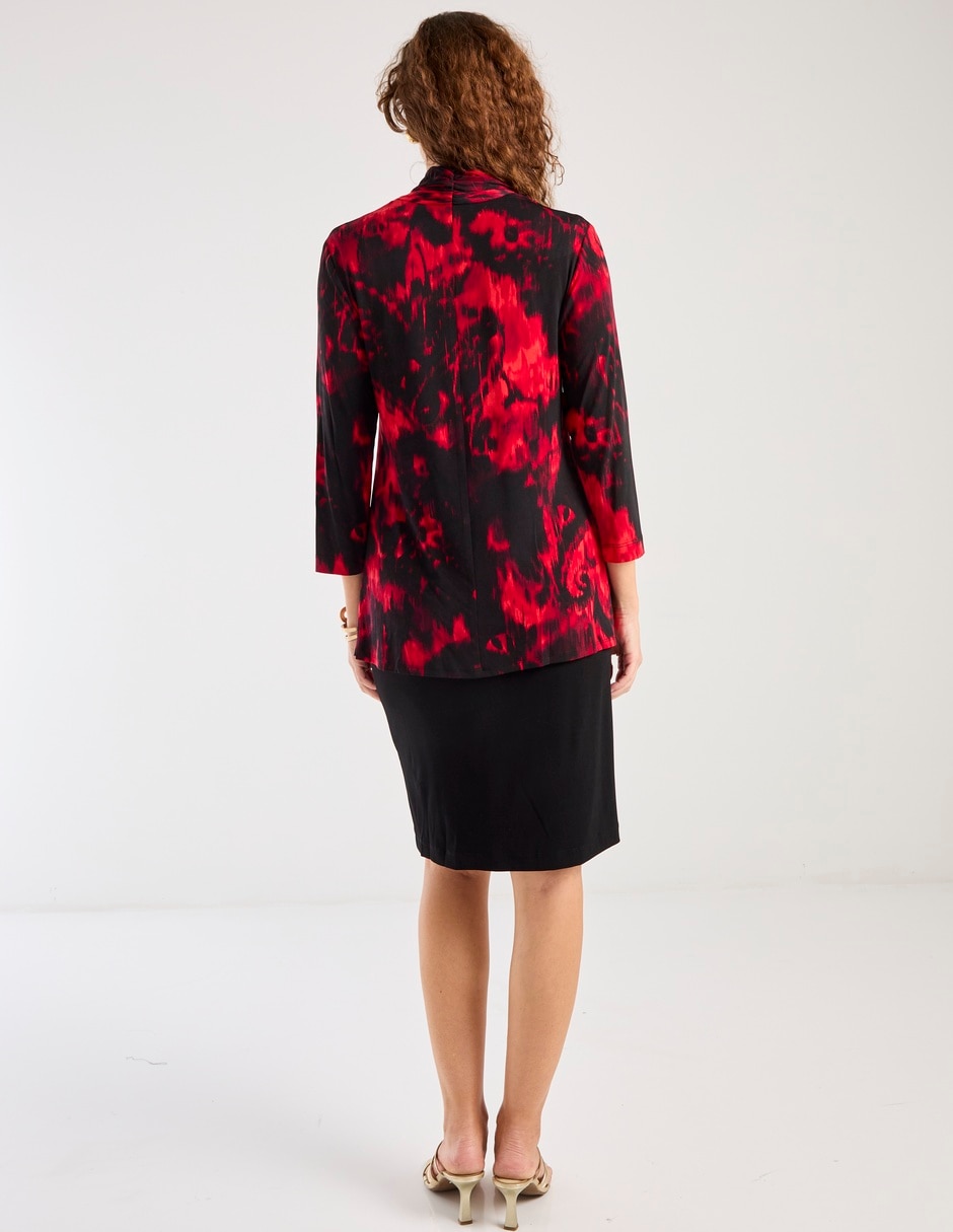 Vestido a la rodilla formal Connected Apparel para mujer