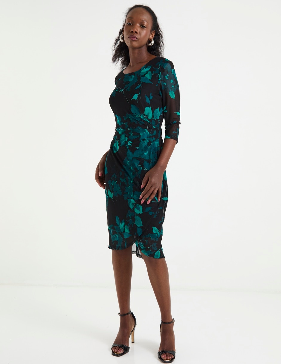 Vestido a la rodilla casual para mujer 1