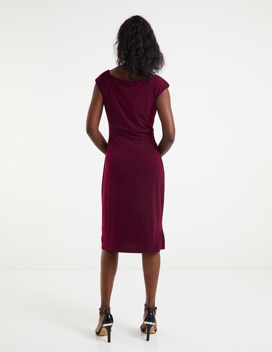 Vestido a la rodilla formal para mujer 5