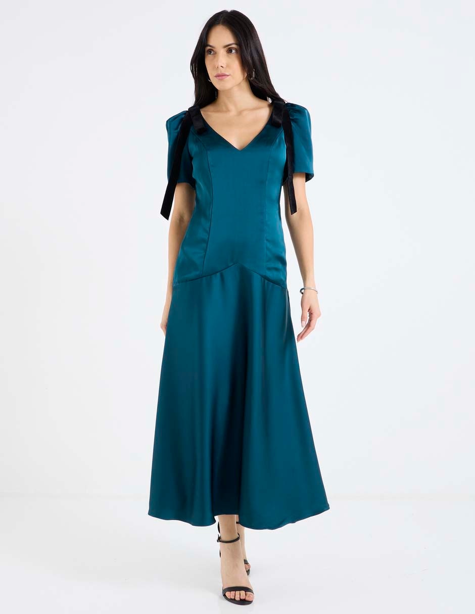 Vestido crop formal para mujer Vestido crop formal para mujer