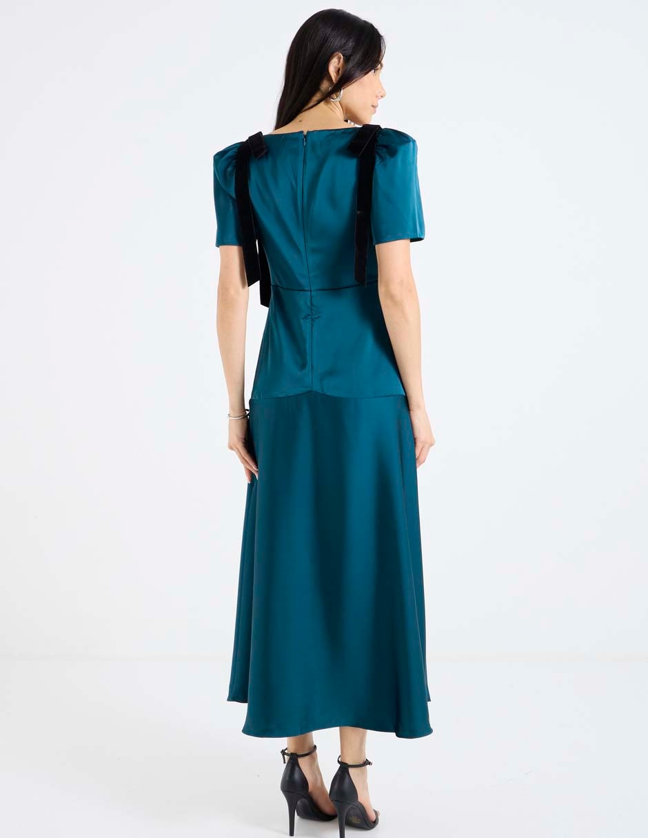 Vestido crop formal para mujer
