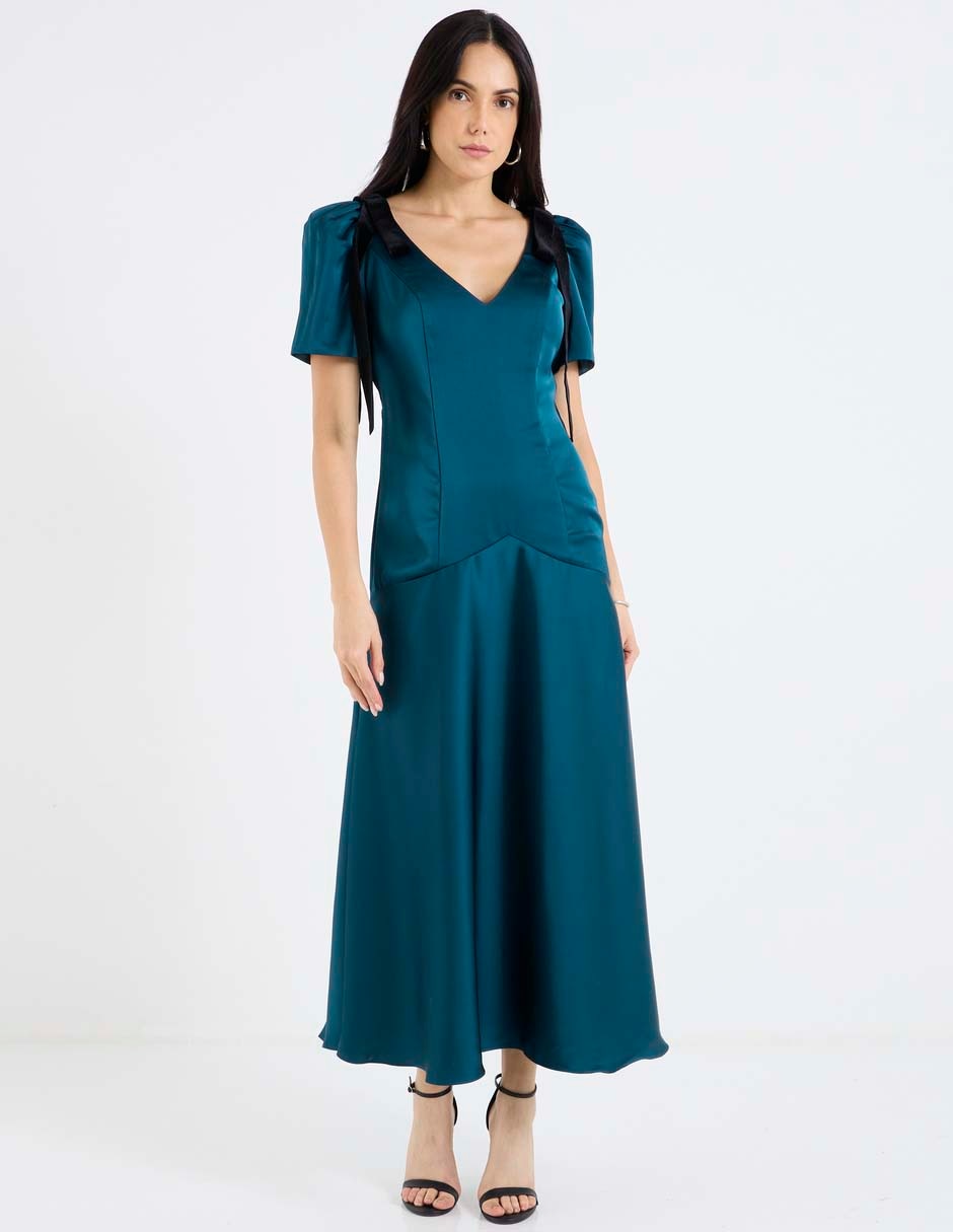 Vestido crop formal para mujer
