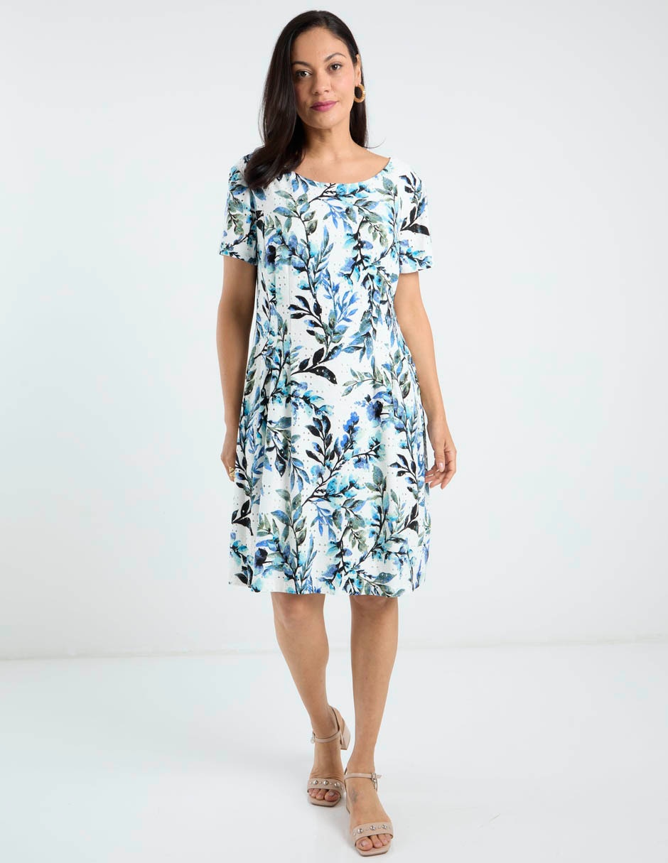 Vestido 3/4 casual para mujer 1