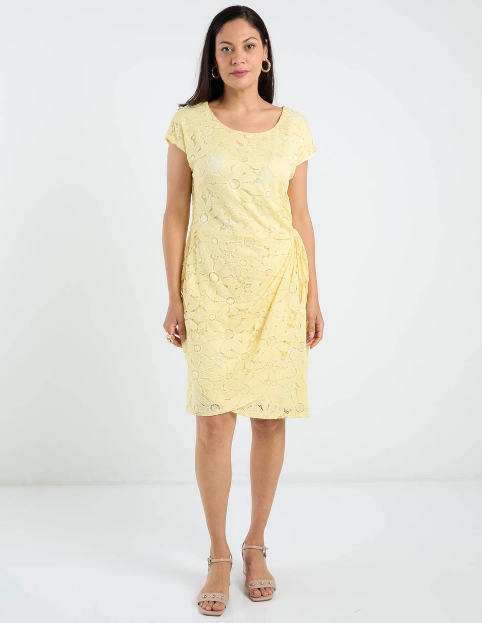 Vestido a la rodilla casual para mujer