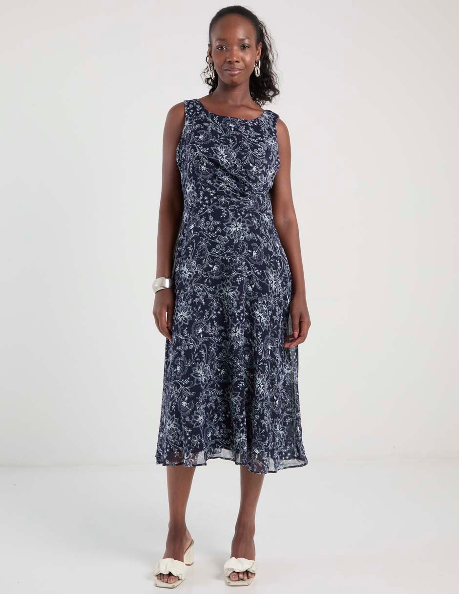 Vestido midi casual para mujer Vestido midi casual para mujer