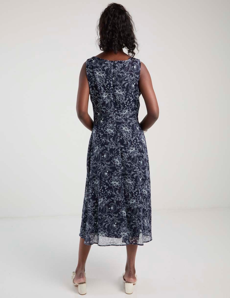 Vestido midi casual para mujer