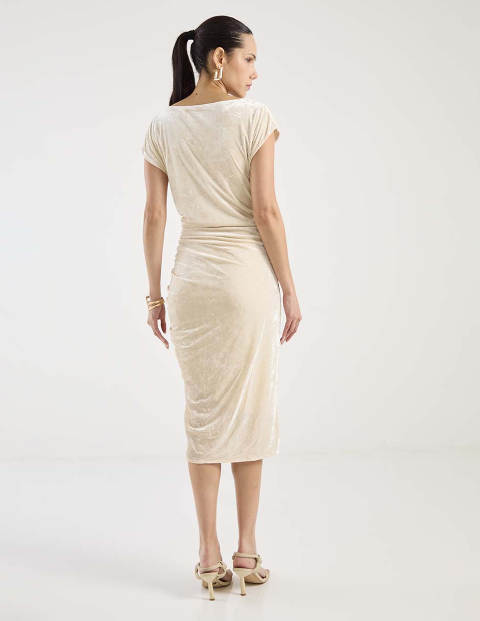 Vestido a la rodilla formal para mujer 5