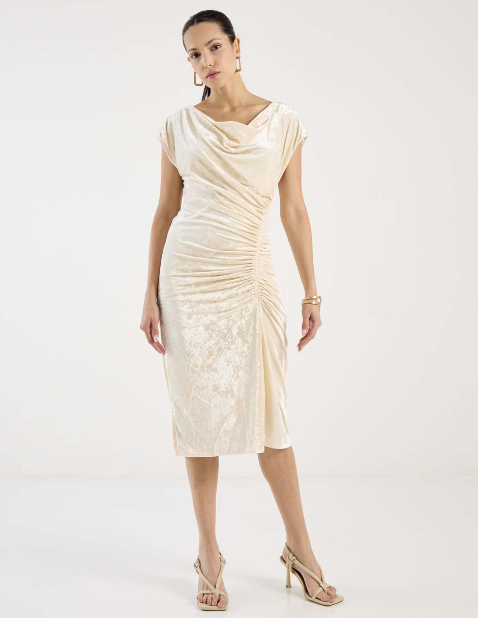 Vestido a la rodilla formal para mujer 6