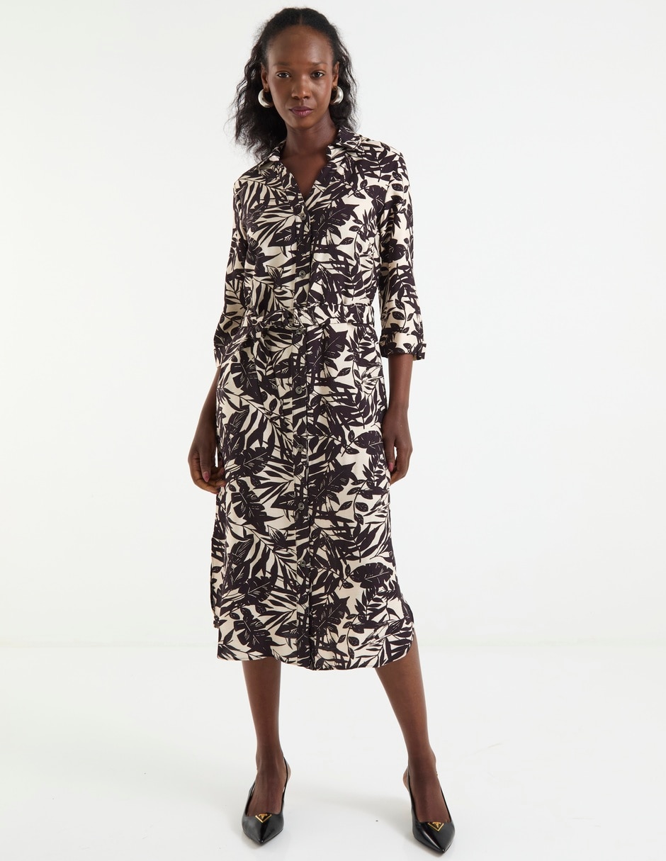 Vestido 3/4 casual para mujer 1