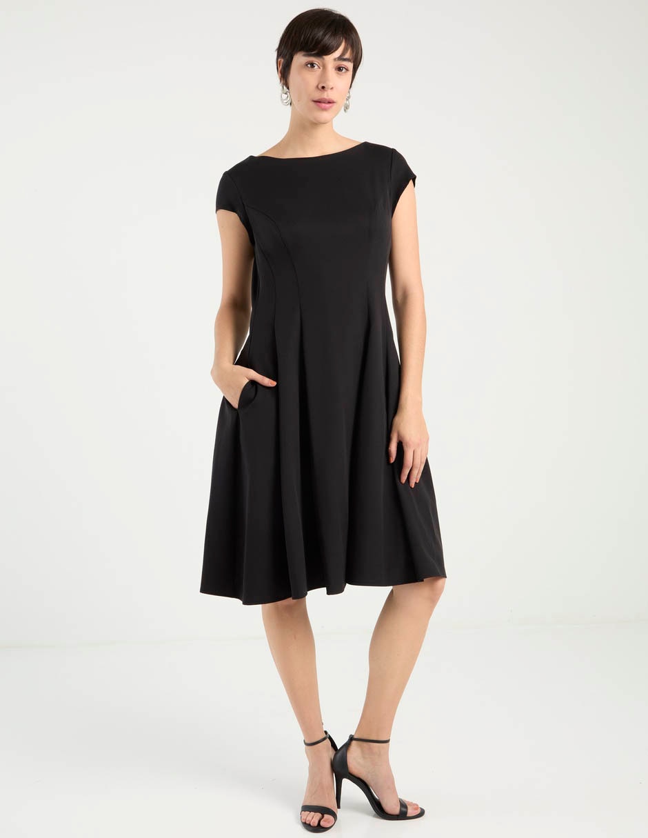 Vestido a la rodilla formal para mujer 1