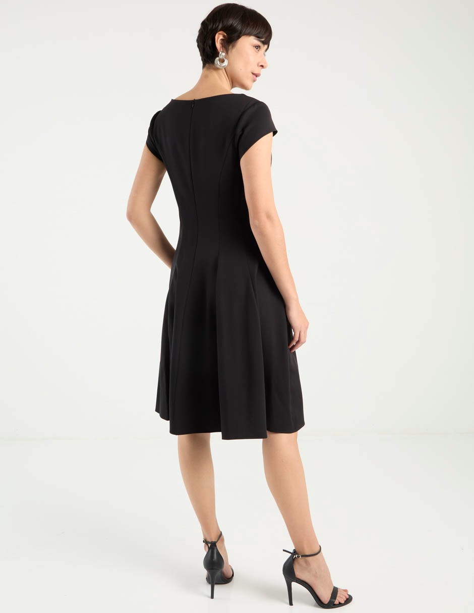 Vestido a la rodilla formal para mujer 5