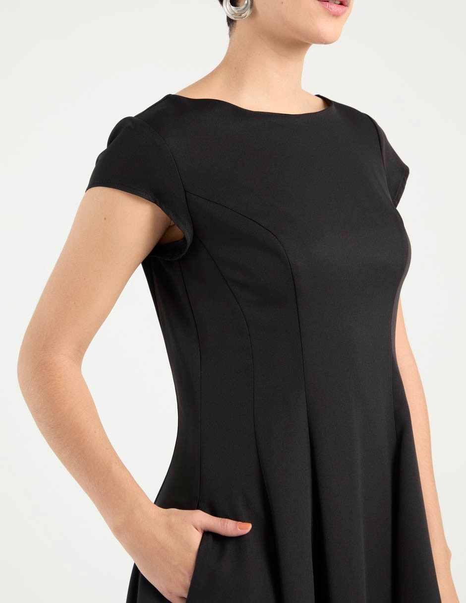 Vestido a la rodilla formal para mujer 7