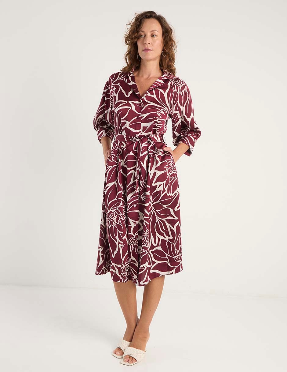 Vestido a la rodilla casual para mujer 5