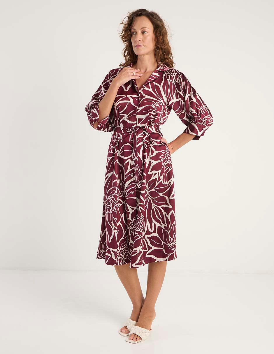 Vestido a la rodilla casual para mujer 4