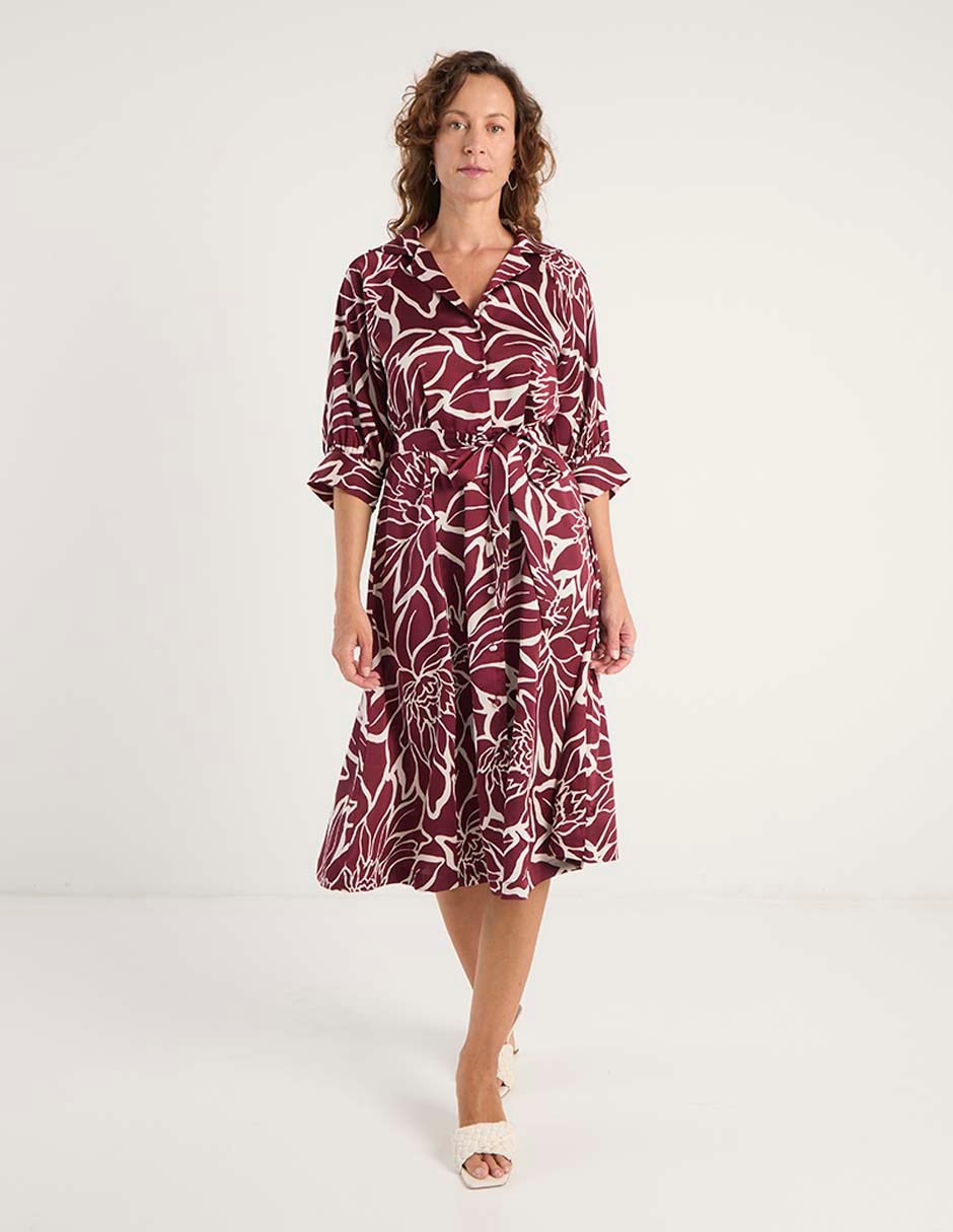 Vestido a la rodilla Sandra Darren para mujer