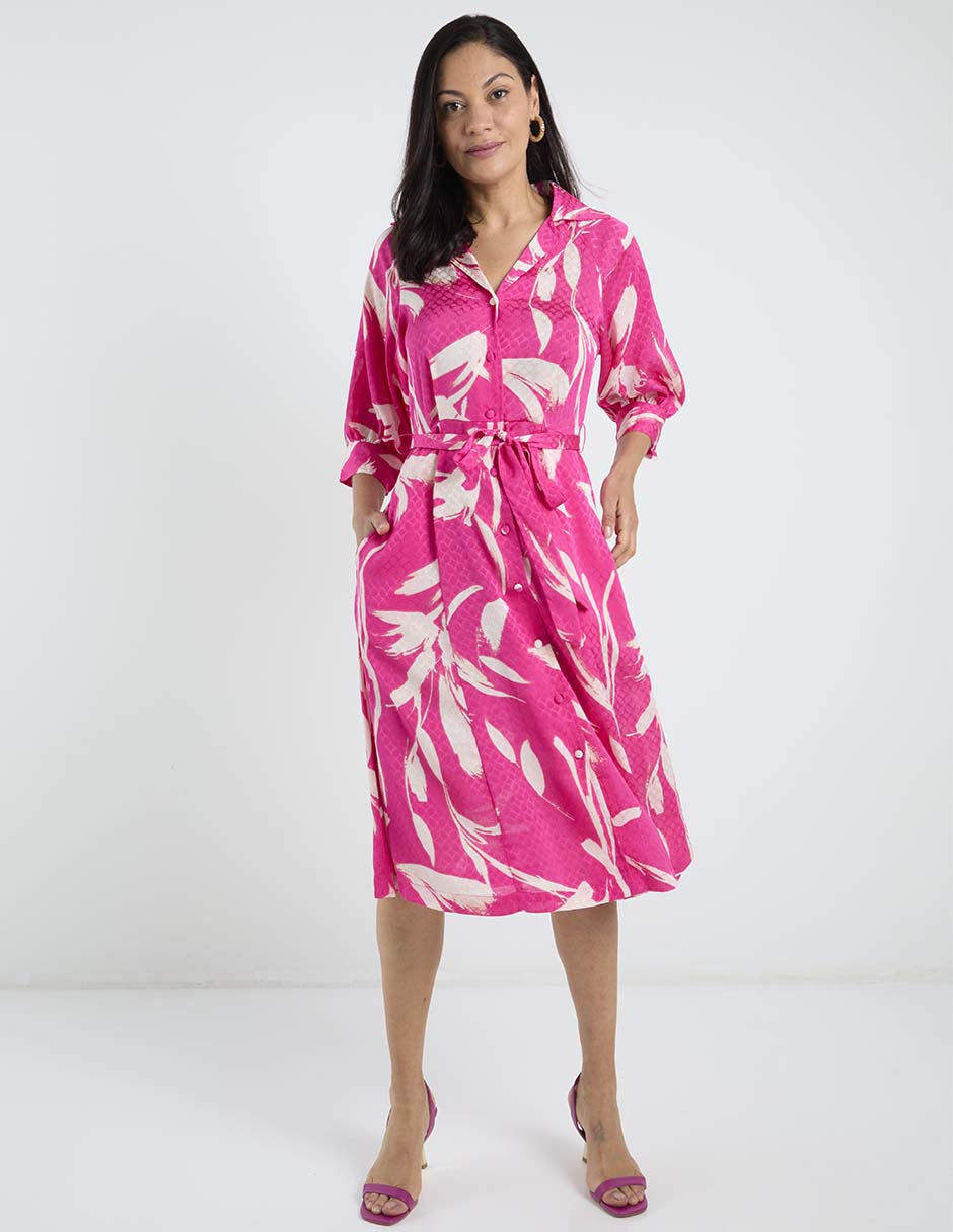 Vestido midi casual Sandra Darren para mujer