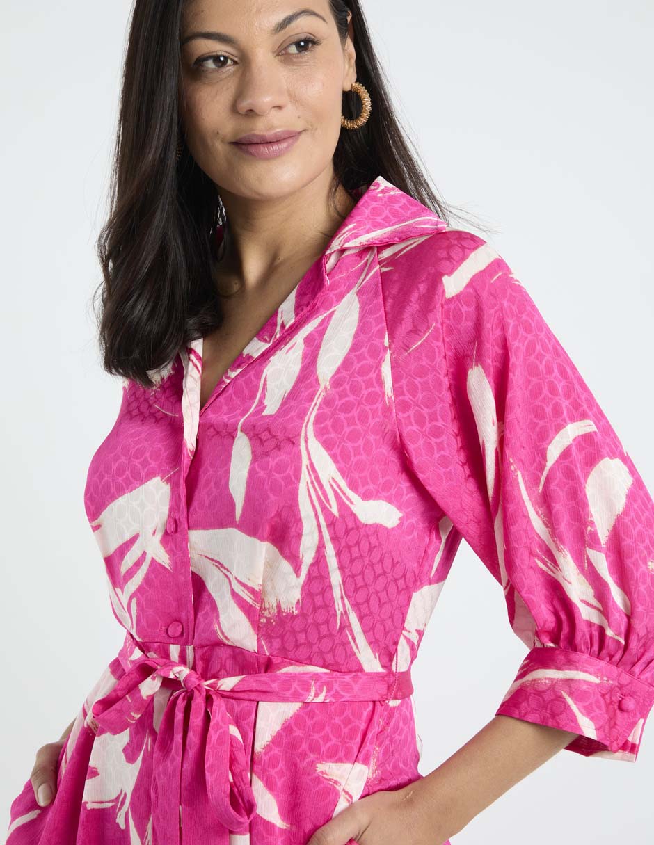 Vestido midi casual Sandra Darren para mujer