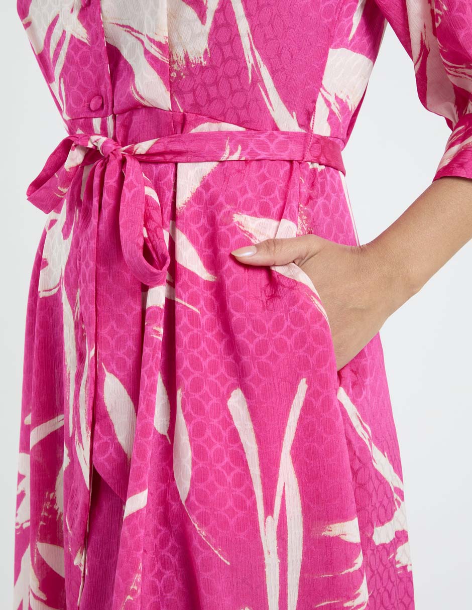 Vestido midi casual Sandra Darren para mujer