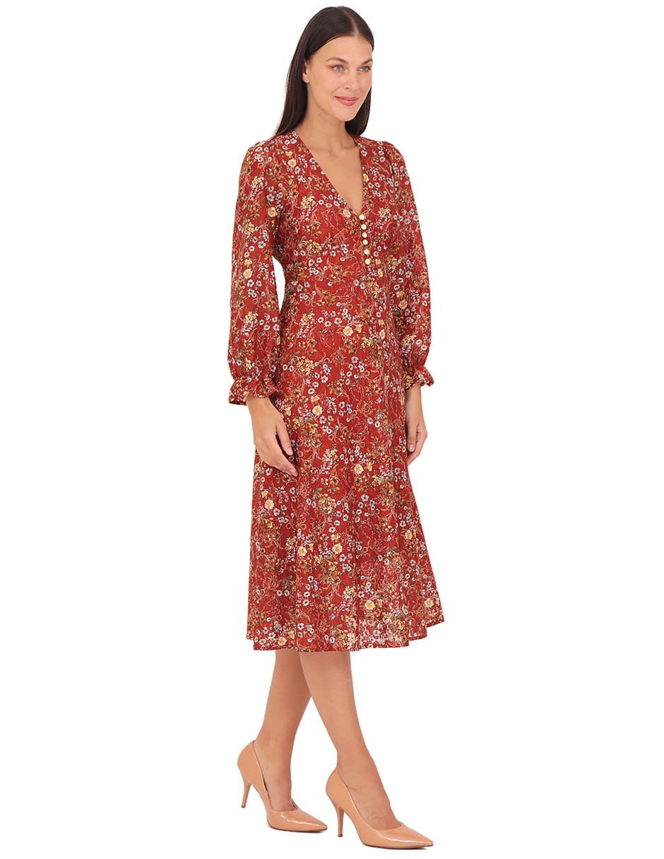 Vestido midi formal Rue De La Paix para mujer