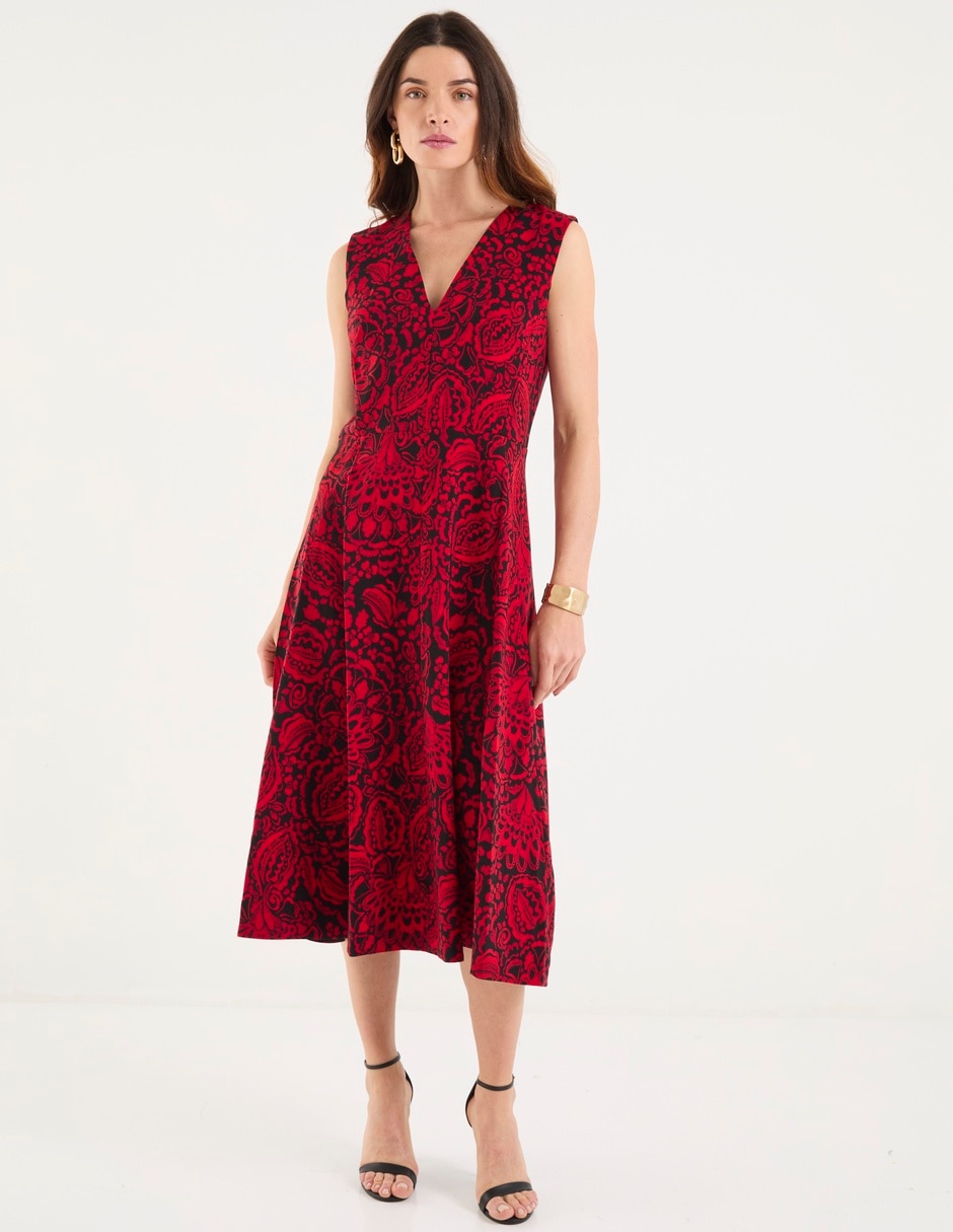 Vestido midi formal para mujer 1