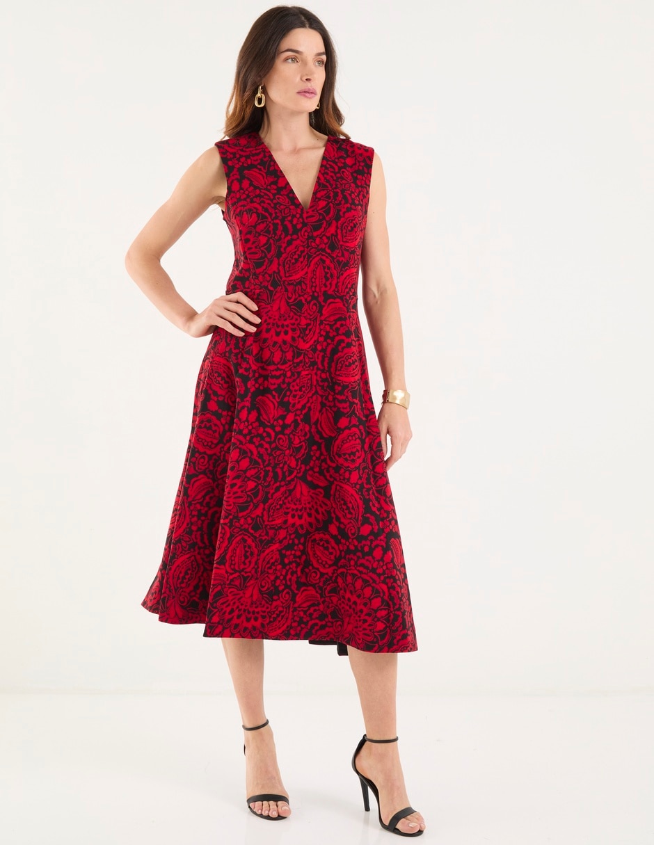 Vestido midi formal para mujer 6