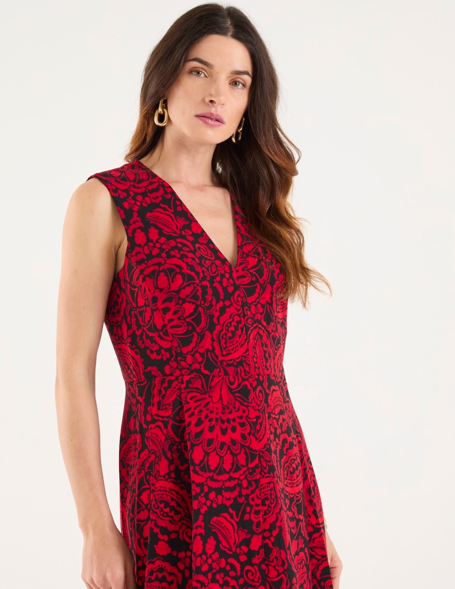 Vestido midi formal para mujer 7