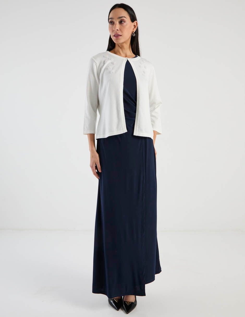 Suéter cuello redondo para mujer 8
