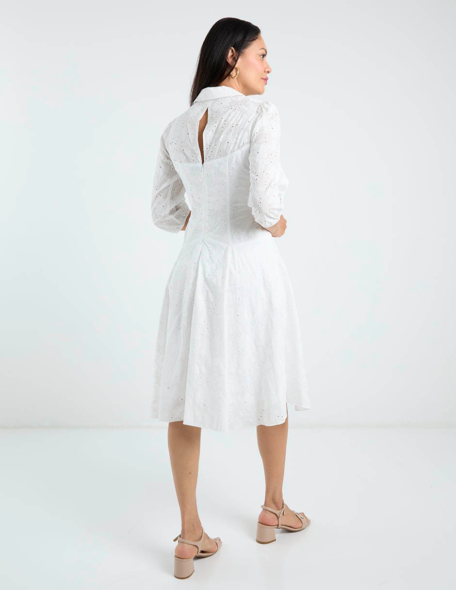 Vestido a la rodilla casual para mujer 5