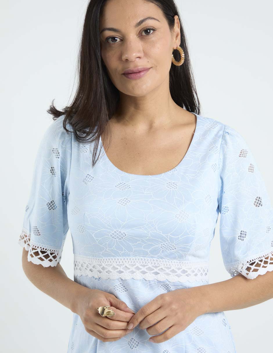 Vestido 3/4 casual para mujer 8