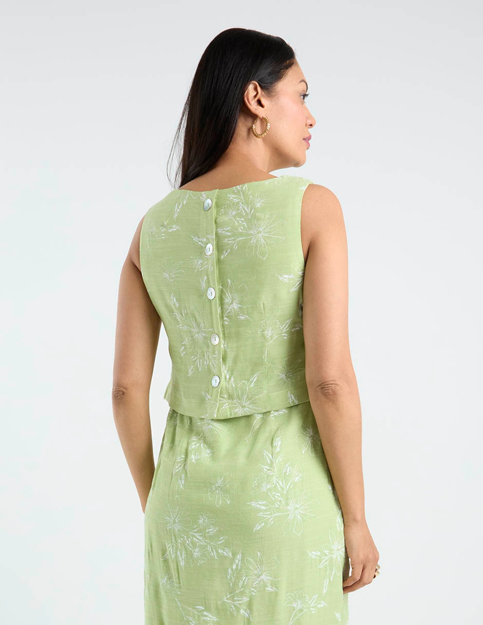 Vestido crop casual para mujer 5