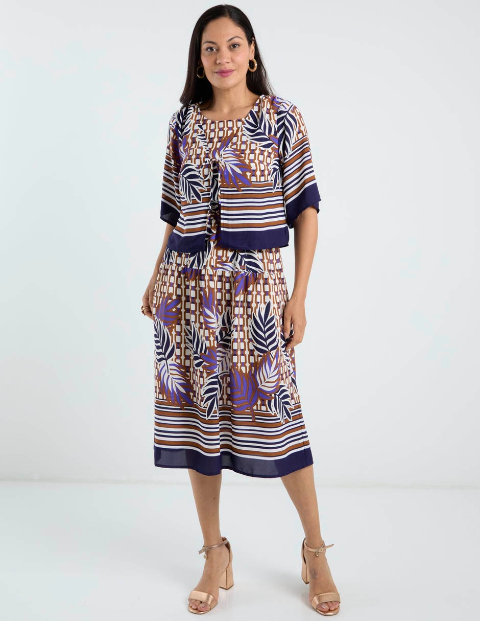 Vestido 3/4 casual para mujer 1