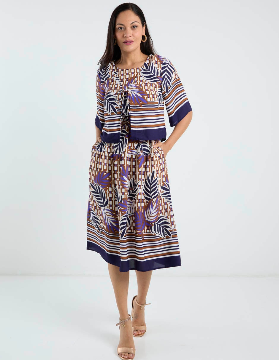 Vestido 3/4 casual para mujer 7
