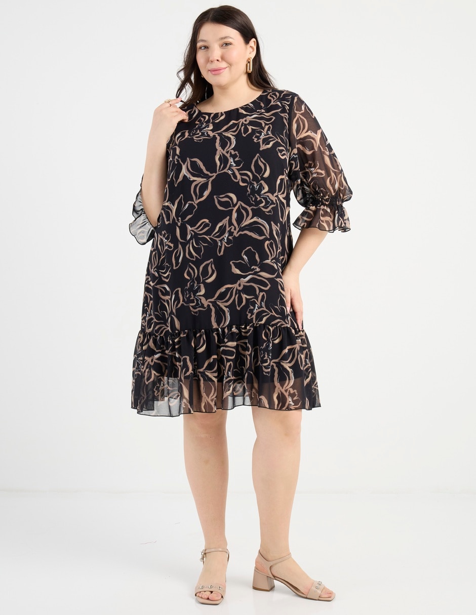 Vestido 3/4 casual para mujer 7