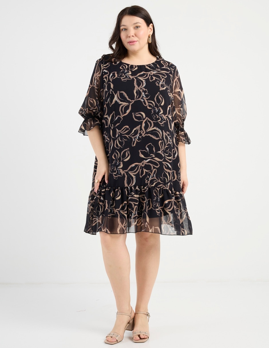 Vestido 3/4 casual para mujer 8