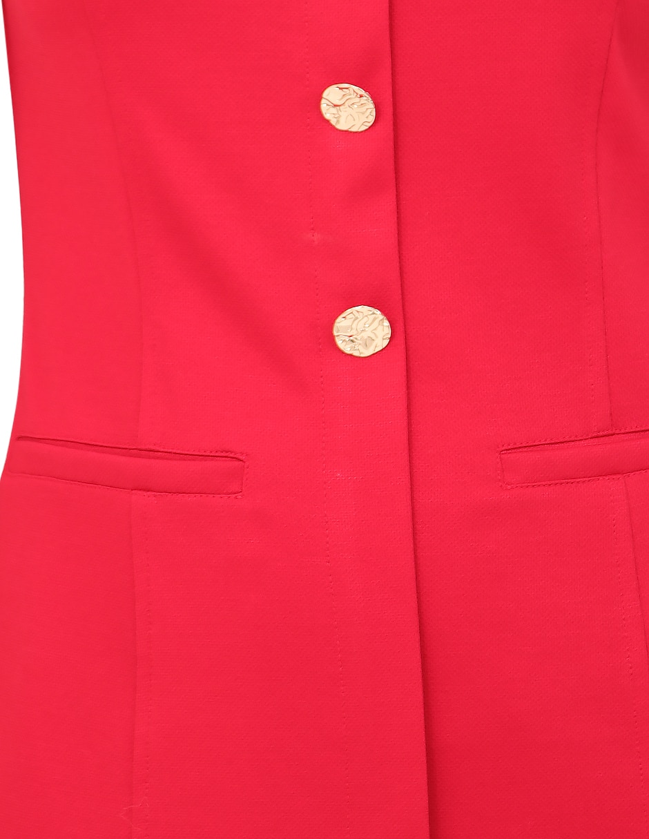 Vestido a la rodilla casual rue de la paix para mujer