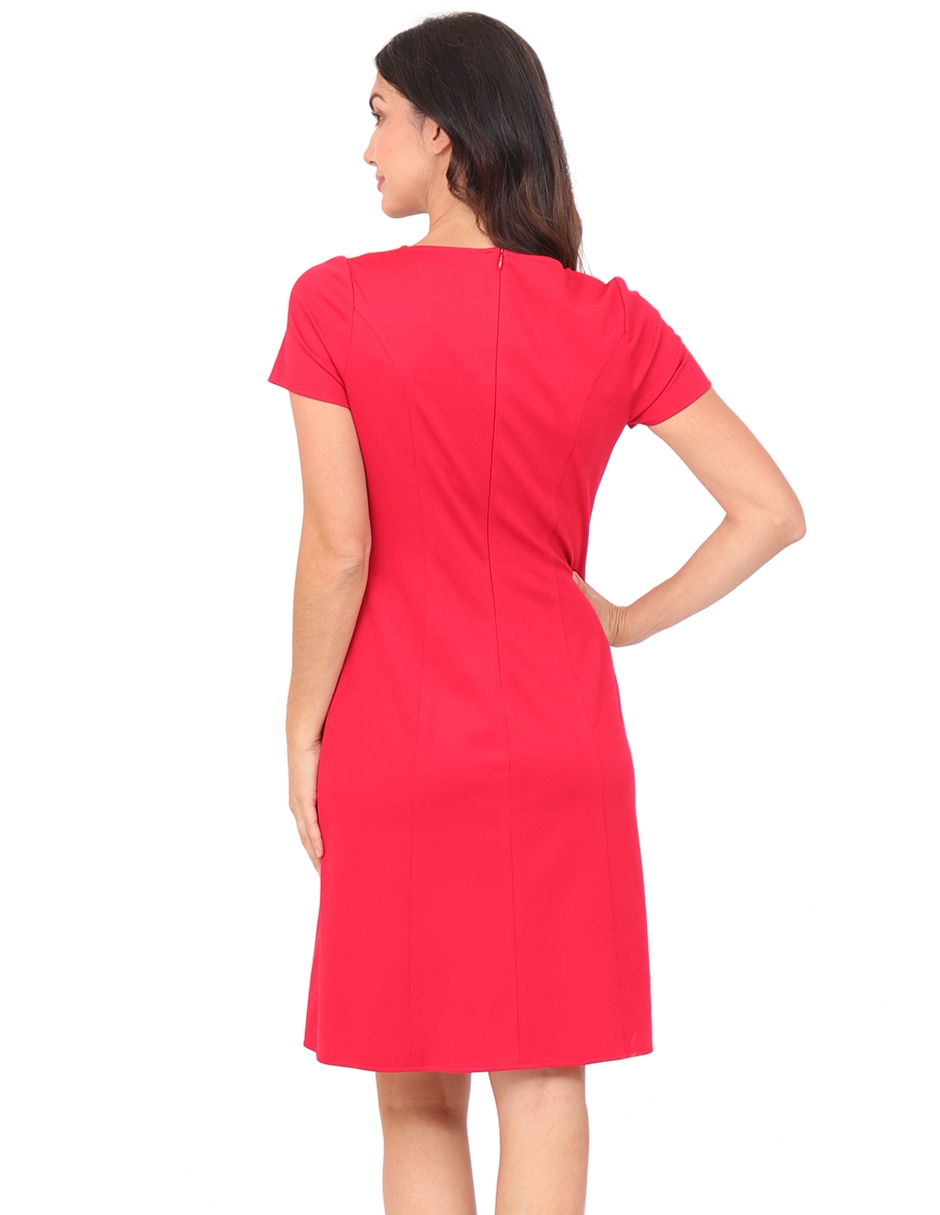 Vestido a la rodilla casual rue de la paix para mujer