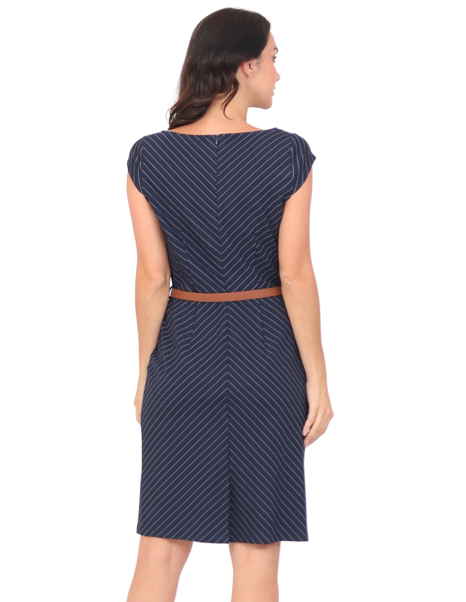 Vestido a la rodilla formal rue de la paix para mujer